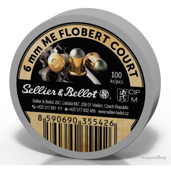 Balles Sellier & Bellot  Lead Round Nose - Cal. 6mm Flobert