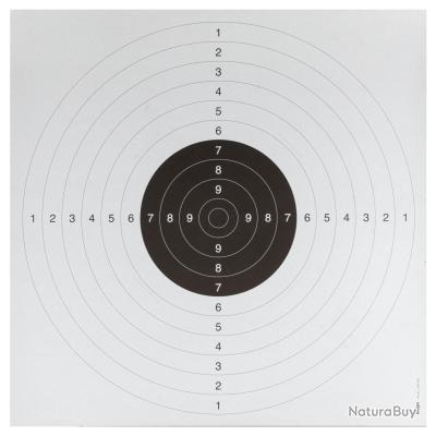 Pack De 100 Cibles Cartonnées Blanc 14x14 Cm – Pour Armes à Air Comprimé Ou CO2, Entraînement Au Tir