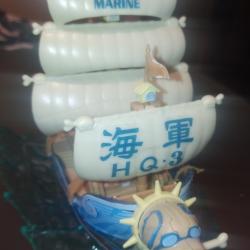 Bateau à voile de Naruto. Manga.