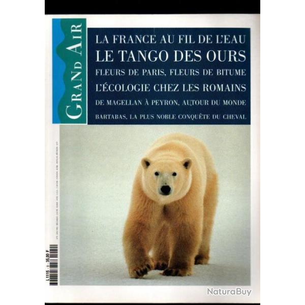 revue grand air 9 mai 1993 , ours polaires, voile ,  zoologie , ethnographie, botanique