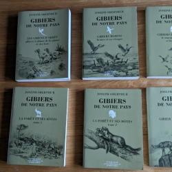 Gibiers de notre pays-J.Obertur- 6 volumes