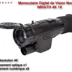 Monoculaire Digital Sightmark de Vision Nocturne WRAITH 4K