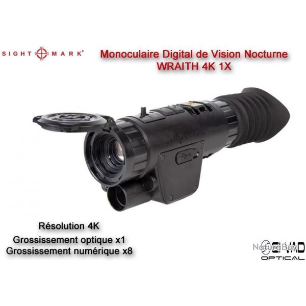 Monoculaire Digital Sightmark de Vision Nocturne WRAITH 4K