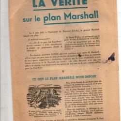 la vérité sur le plan marshall tract du pcf 1947-48 maurice thorez