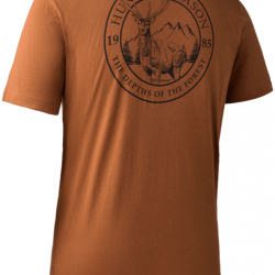 Tee shirt à manches courtes dessin orange Deerhunter