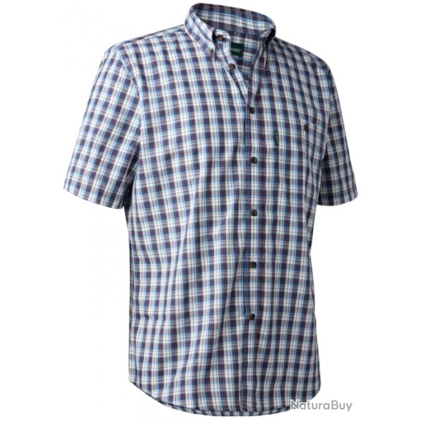 Chemise Jeff manches courtes bleu Deerhunter-41/42