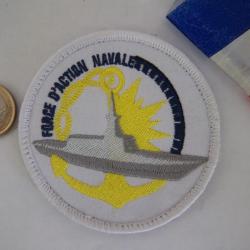 écusson force d'action navale FAN  marine Française insigne tissu Patch