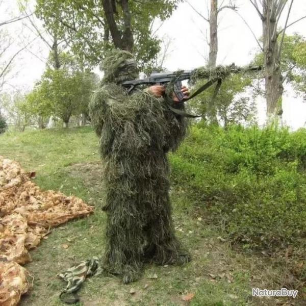 3D Ghillie Suit Couleur Camouflage Militaire - LIVRAISON GRATUITE !!