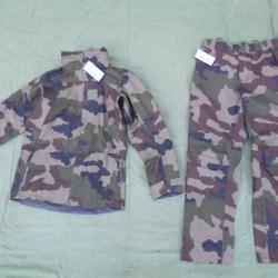 ensemble veste parka + surpantalon gore tex nouvelle génération felin armée française 96C