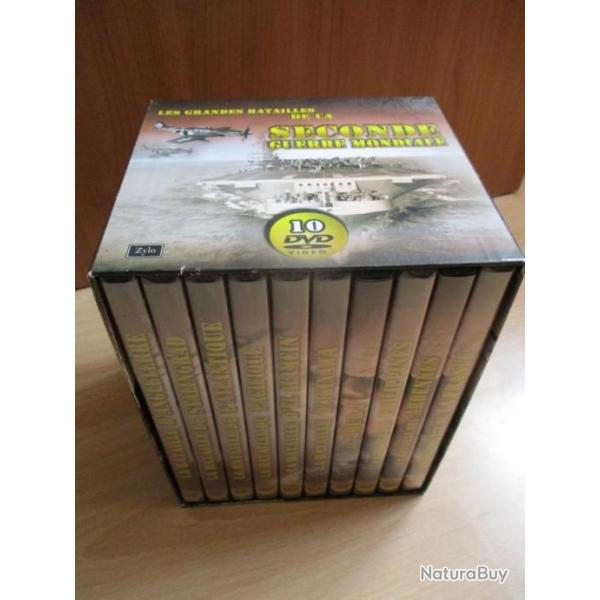 Coffret de 10 DVD Les Grandes batailles de la Seconde Guerre mondiale