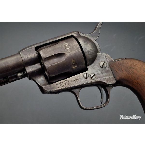 REVOLVER COLT PEACEMAKER SINGLE ACTION MILITAIRE DE CAVALERIE SAA 1873 US ARMY de 1877 CALIBRE 45LC 