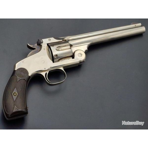 REVOLVER SMITH & WESSON NEW MODEL N3 TARGET Calibre 32-44 SIMPLE ACTION N 75 - USA XIX Trs bon  