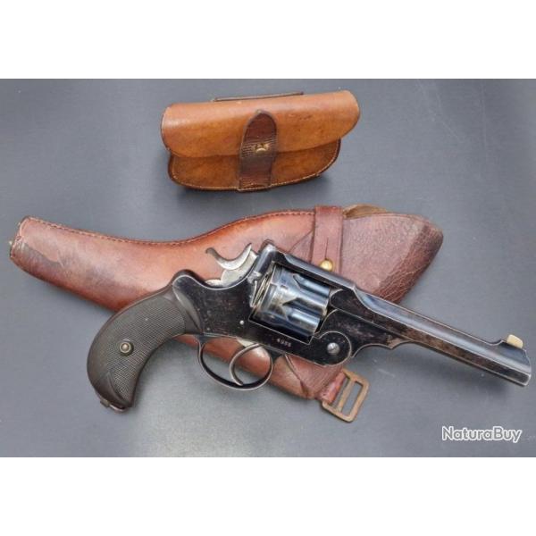 REVOLVER WEBLEY GOUVERNEMENT 1892 WG GREEN ARMY Calibre 455 / 476 / 45LC - GB XIX Trs bon  Royaume