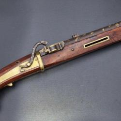 PISTOLET JAPONAIS TANJO TSUTSU A MECHE TEPPO D'ARSENAL Calibre 13.2mm - JAPON EDO XIXE Très bon  Jap