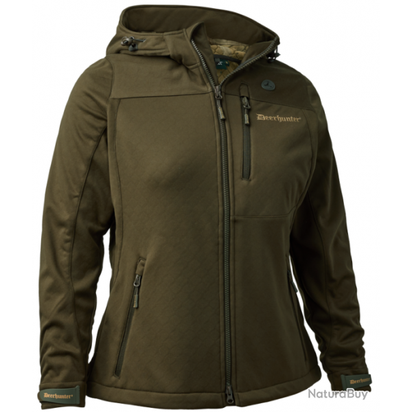 Veste Femme Excape Softshell kaki DEERHUNTER