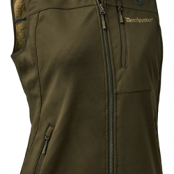 Gilet sans manches Excape Softshell kaki DEERHUNTER