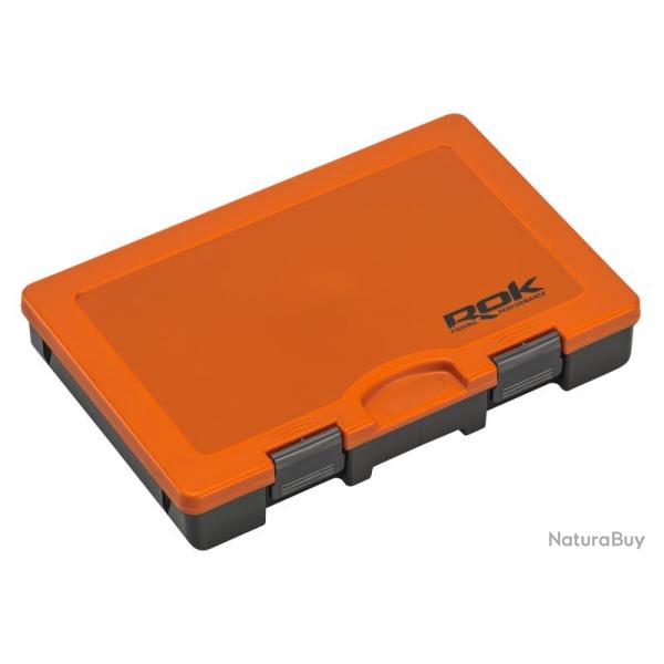 Boite Plate 27X17X4,3Cm Noire Orange Rok