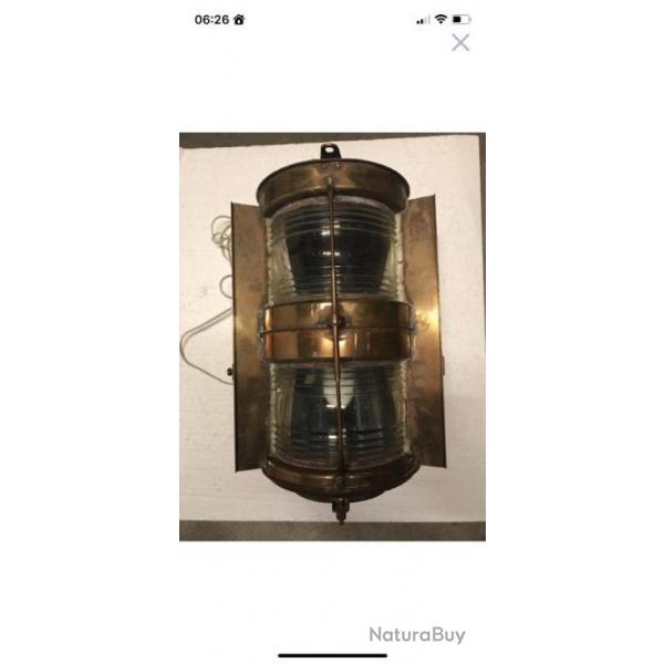 Ancienne lampe marine Chine ou Japon