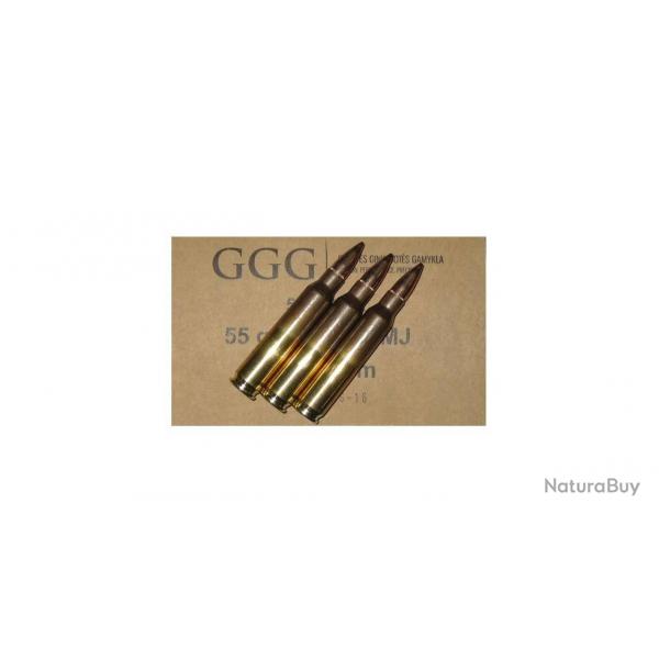 223 Rem. GGG 50 CARTOUCHES FMJ 55gr -