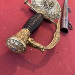 Épée française à ciselure modèle 1817