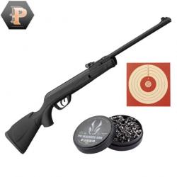 Carabine GAMO Delta Black synthétique - 4.5mm - 7,5 joules + plombs + cibles