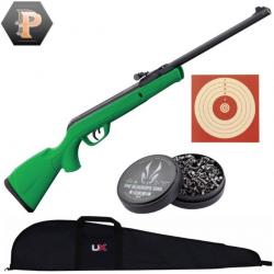 Carabine GAMO Delta Green synthétique - 4.5mm - 7,5 joules + plombs + cibles + fourreau