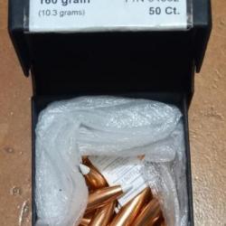40 ogives NOSLER ACCUBOND 7mm (.284") 160 grains Spitzer