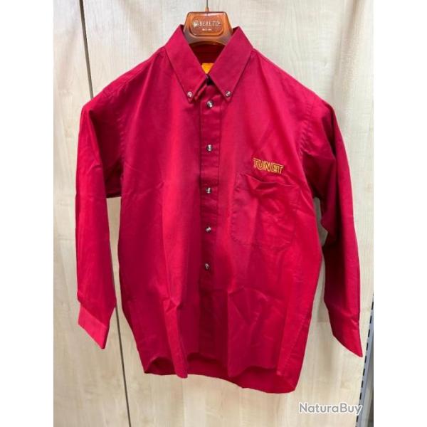 chemise rouge tunet T38