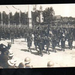 défilé de la victoire 14 juillet 1919 14 les zouaves carte photo les fêtes de la victoire
