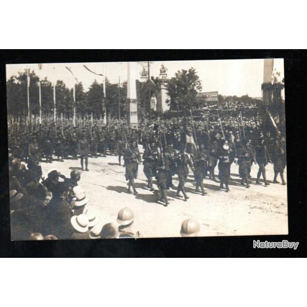 dfil de la victoire 14 juillet 1919 14 les zouaves carte photo les ftes de la victoire