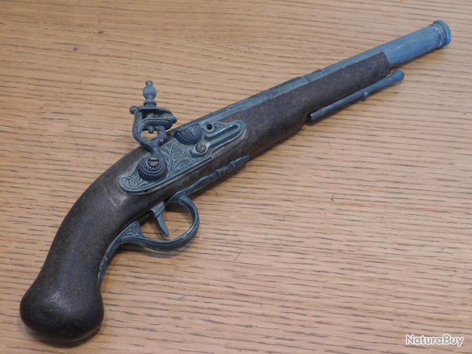 Reproduction pistolet à poudre de pirate Hadley 1760 London