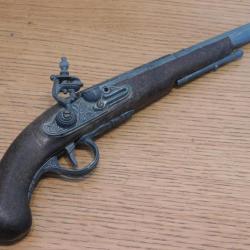 reproduction pistolet à poudre de pirate Hadley 1760 London Flintlock Pistol MADE iN SPAIN espagne
