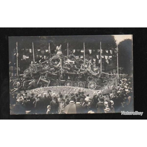 dfil de la victoire 14 juillet 1919 4 le coq combattant carte photo les ftes de la victoire