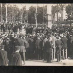 défilé de la victoire 14 juillet 1919 8 le salut du conseil municipal aux maréchaux carte photo