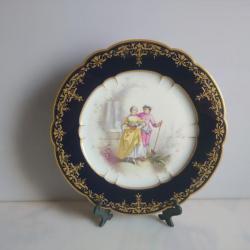 Assiette porcelaine de Sèvres années 1840