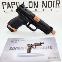 CANIK TP9 VARIATION Co2 et GAZ CUSTOM VARIATION PNA FULL CUIVRE ET NOIR + SIGHT PHOSPHO BY PNA!