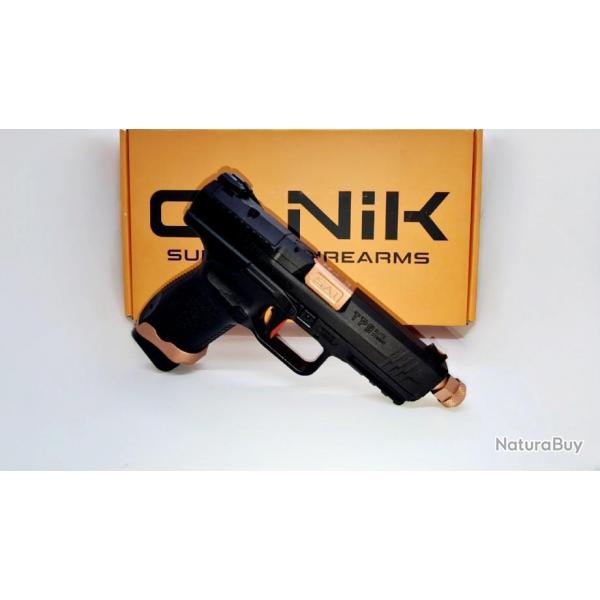 CANIK TP9 VARIATION Co2 et GAZ CUSTOM VARIATION PNA FULL CUIVRE ET NOIR + SIGHT PHOSPHO BY PNA!