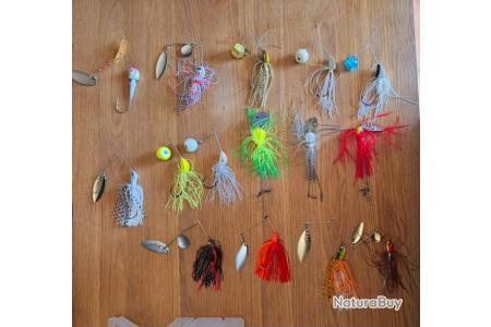 PÊCHE SPINNER BAIT lot 4 - Spinnerbaits - Buzzbaits - Bladed jig