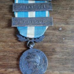 medaille coloniale  liberation atlantique afrique