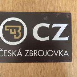 Plaque émaillée CZ (Ceska Zbrojovka)