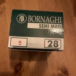 Lot 14 - 1 boite de BORNAGHI SEMI MAG calibre 28 - plomb de 5