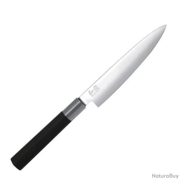 6710.P Couteau Universel Kai Wasabi black inox 10cm