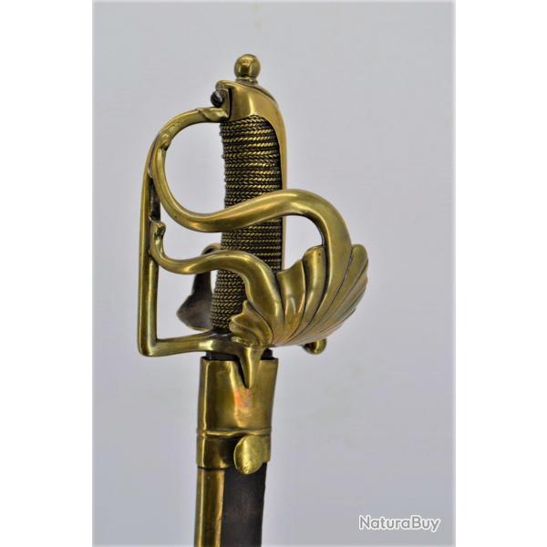 SABRE OFFICIER DE CAVALERIE A L'ALLEMANDE Vers 1740 - 1750 - FRANCE LOUIS XV Reglo France France Tr