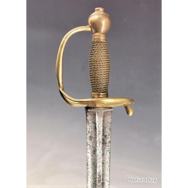 FORTE EPEE DE CAVALERIE MODELE 1730 - FRANCE ENCIENNE MONARCHIE Bon  Collection Ancienne Monarchie R