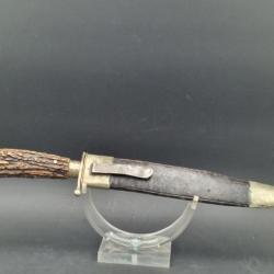 BOWIE KNIFE HUNTING COUTEAU SHEFFIELD GUERRE SECESSION CIVIL WAR 1860 ARKANSAS USA XIXè Collection T