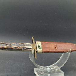 BOWIE KNIFE HUNTING COUTEAU VENTURE H.M SLATER SHEFFIELD USA XIXè Collection Très bon  Royaume-Uni C