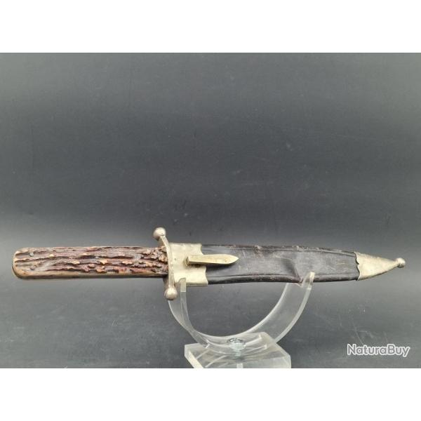 COUTEAU BOWIE KNIFE GERMANY WEYERSBERG IRMAOS vERS 1860 CIVIL WAR USA XIX Collection Trs bon  U.S.