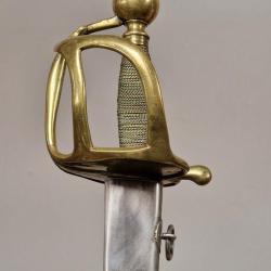 Forte Epée de Dragon Régiment d'Artois Modèle Règlementaire de 1767 - France Ancienne Monarchie Regl