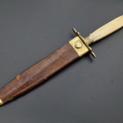 DAGUE DE CEINTURE ANGLAISE TYPE BOWIE KNIFE Collection Très bon  Royaume-Uni XIX eme