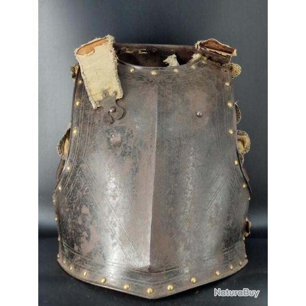 CUIRASSE DE GUERRE D4OFFICIER DE CAVALERIE FRANCE VERS 1680 / 1700 ANCIENNE MONARCHIE Collection Fra